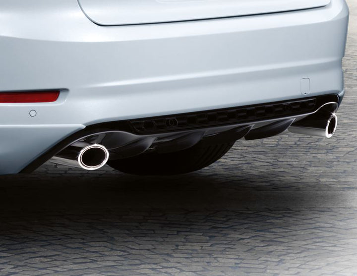 Originale Ford Mondeo Diffuseur inférieur de bouclier arrière noir haute brillance