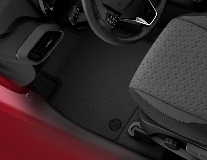 Tapis de sol en moquette avant noirs pour Ford Tourneo/Transit Courier