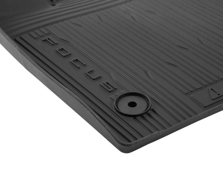 Ford Tapis de sol en caoutchouc avant, noir, avec bords relevés