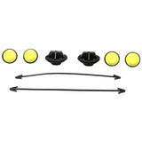 Kit fixation panneau bas de caisse arrière pour Ford Fiesta 3 Portes 2008-2012