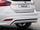 Jupe de bouclier arrière avec diffuseur intégré noir brillant pour Ford Focus