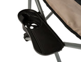 Chaise de camping ARB avec sac de transport noire et beige