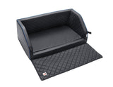 Puma padsforall®* Tapis de voyage pour animaux en cuir PU noir avec passepoil bleu, taille : XS 2019-