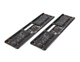 Originale Support de plaque d'immatriculation noir