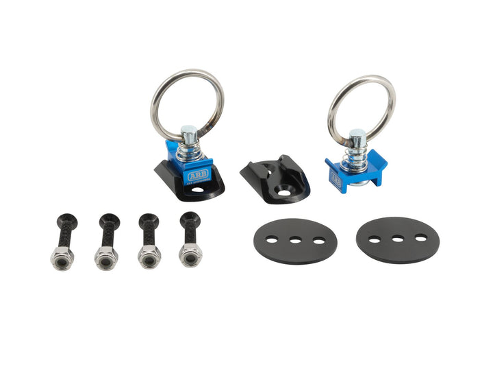 Kit de rails et anneaux d’arrimage ARB pour glacière jeu de 2