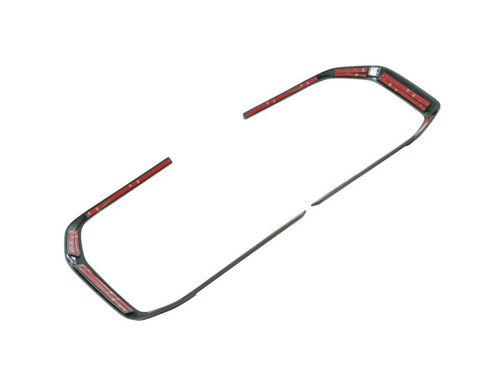 Kit d’optiques pour projecteurs avant entourage noir mat pour Ford Ranger