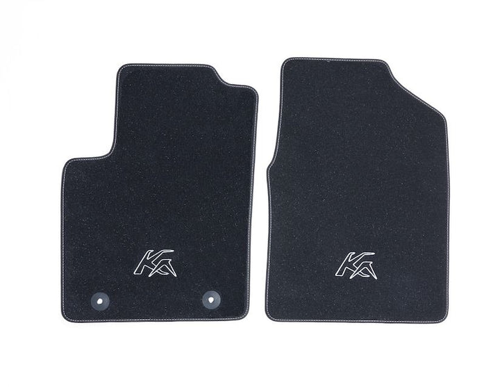 Tapis de sol en velours avant noir pour Ford Ka 09/2008-05/2016