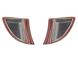 Kit d’écopes latérales noir mat pour Ford Mustang 03/2018-03/2023