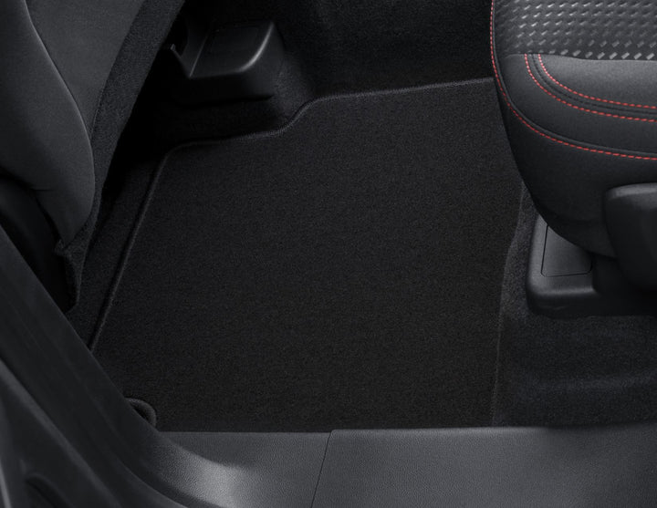 Tapis de sol en moquette arrière noir pour Ford Kuga à partir de 12/2019