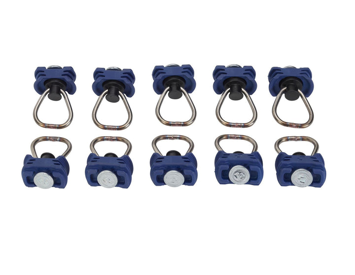 Anneaux d’arrimage du chargement bleu pour Ford Transit/Transit