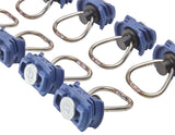Anneaux d’arrimage du chargement bleu pour Ford Transit/Transit