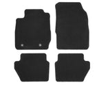 Tapis de sol en velours avant et arrière noir pour Ford EcoSport