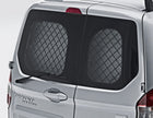 Protection grillagée vitre arrière portes arrière battantes Ford Transit Courier