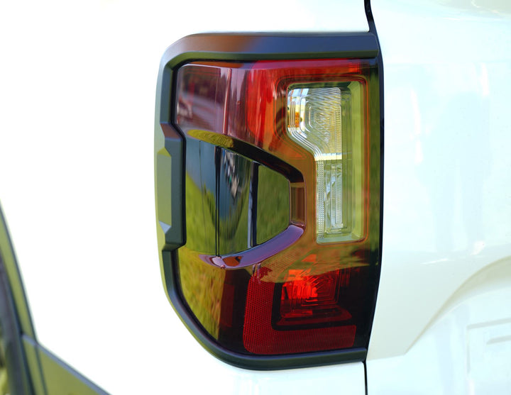 Kit d’optiques pour feux arrière entourage noir mat pour Ford Ranger