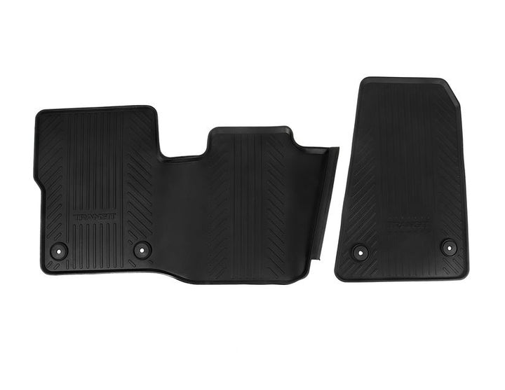 Ford Tapis de sol Caoutchouc avant noirs avec logo Transit origine constructeur