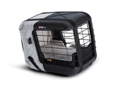 Caisse de transport 4pets Caree pour chiens et chats « Cool Grey » jusqu’à 8 kg