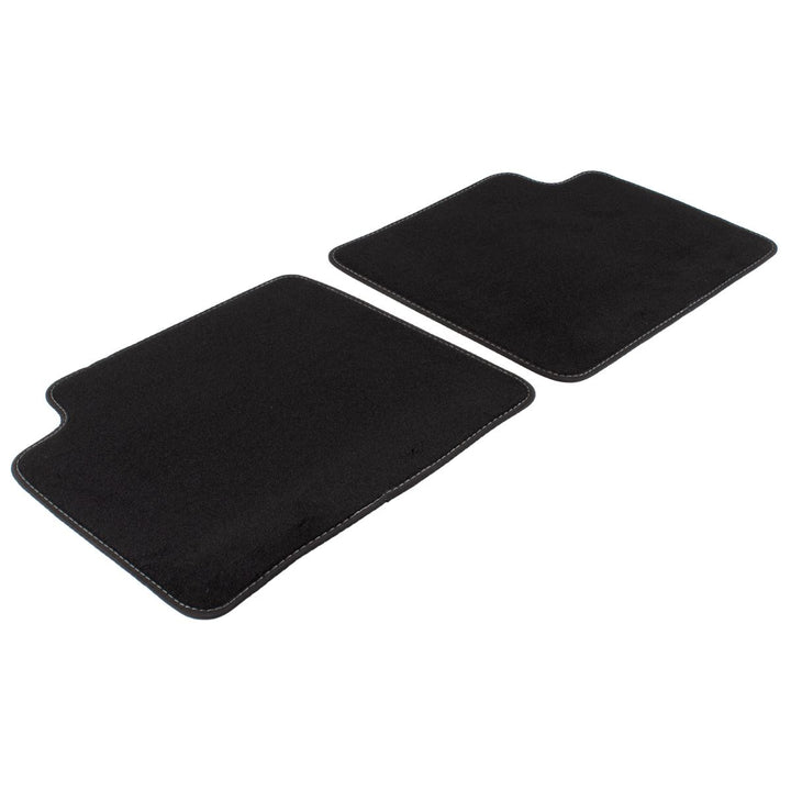 Tapis de sol en velours arrière noir pour Ford KA 09/2008-05/2016