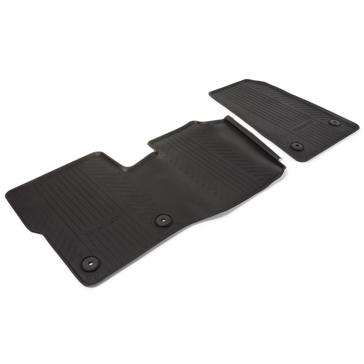 Ford Tapis de sol Caoutchouc avant noirs avec logo Transit origine constructeur