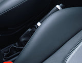 Originale Ford Ka Pommeau de frein à main noir avec inserts chromés mats