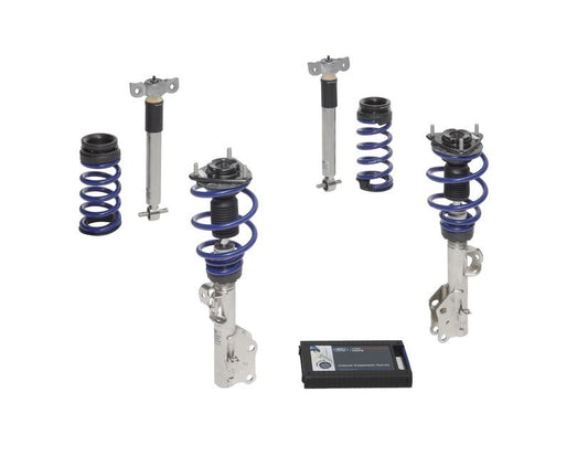 Originale Ford Mustang Kit de suspension avec ressorts hélicoïdaux sur amortisseurs acier inoxydable avec ressorts laqués en bleu Ford Performance