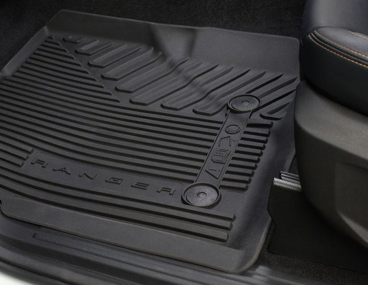 Originale Ford Ranger® Tapis de sol en caoutchouc avant et arrière,noir