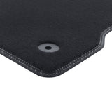 Tapis de sol velours Premium avant et arrière noirs pour Ford S-MAX