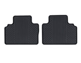 Ford Tapis de sol en Caoutchouc arrière noir résistant durable conçus sur mesure