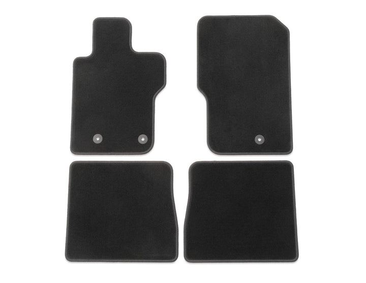 Tapis de sol en velours avant et arrière noir pour Ford Bronco