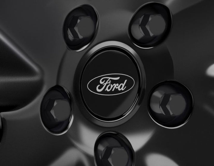Originale Ford Enjoliveur de moyeu Noir brillant,avec logo Ford
