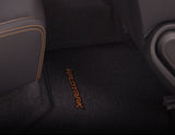 Tapis de sol en velours arrière noir pour Ford Ranger 01/2012-06/2022