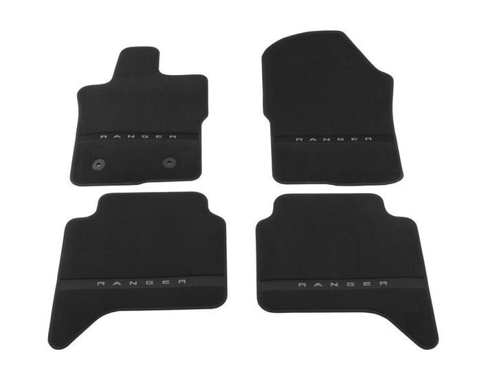 Tapis de sol en moquette pour Ford Ranger à partir de 06/2022