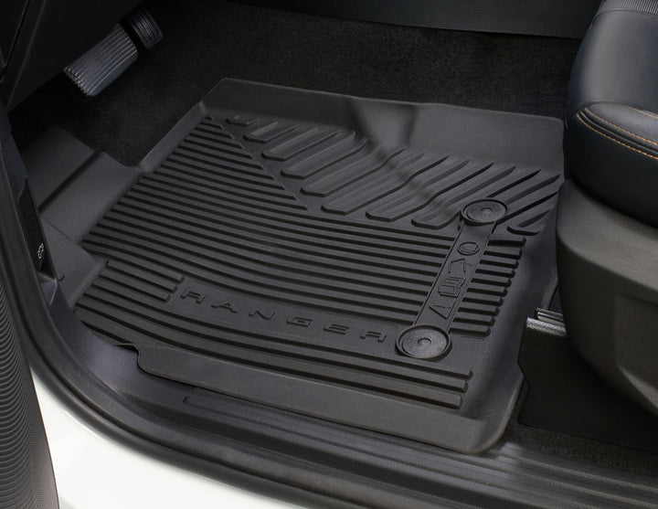Originale Ford Ranger® Tapis de sol en caoutchouc Avant et arrière,noir