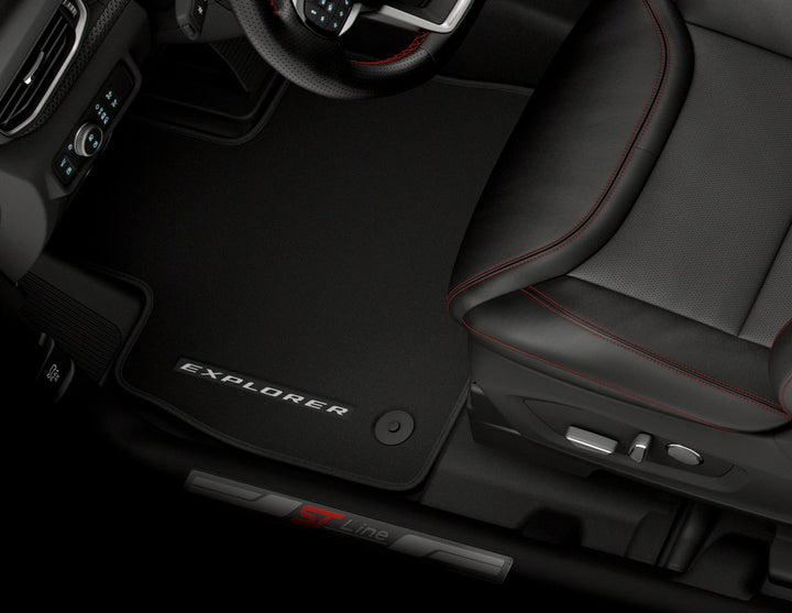 Originale Ford Explorer Plug-In-Hybrid® Tapis de sol en moquette pour les 1ère et 2ème rangées
