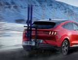 Porte-skis et snowboards sur attelage Mottez