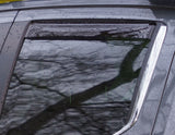 Déflecteurs d’air ClimAir pour vitres latérales arrière noir pour Ford Ranger