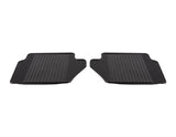 Tapis de sol en caoutchouc arrière noir pour Ford Fiesta 09/2008-06/2017