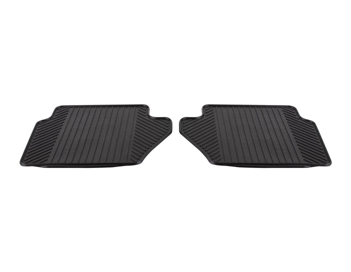 Tapis de sol en caoutchouc arrière noir pour Ford Fiesta 09/2008-06/2017