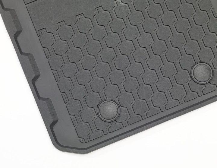 Tapis de sol en caoutchouc avant et arrière noir pour Ford Ranger