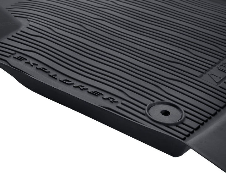 Tapis de sol en caoutchouc avec bords relevés pour Ford Explorer PHEV