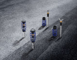 Originale Ford Focus® Kit de suspension avec ressorts hélicoïdaux sur amortisseurs acier inoxydable avec ressorts laqués en bleu Ultramarine