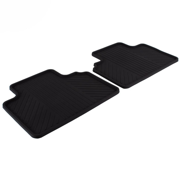Ford Tapis de sol en Caoutchouc arrière noir résistant durable conçus sur mesure