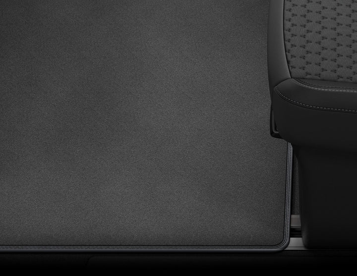 Tapis de sol en moquette arrière noir pour Ford Tourneo Custom