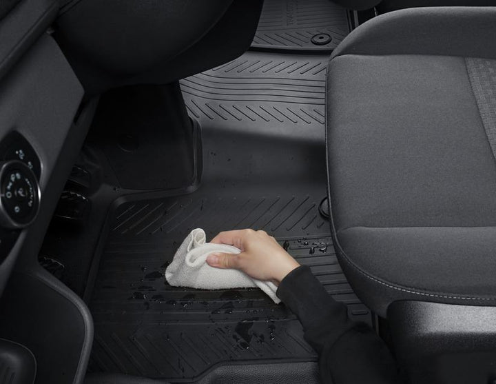 Ford Tapis de sol Caoutchouc avant noirs avec logo Transit origine constructeur