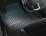 Tapis de sol en caoutchouc avant et arrière noirs pour Ford Mustang
