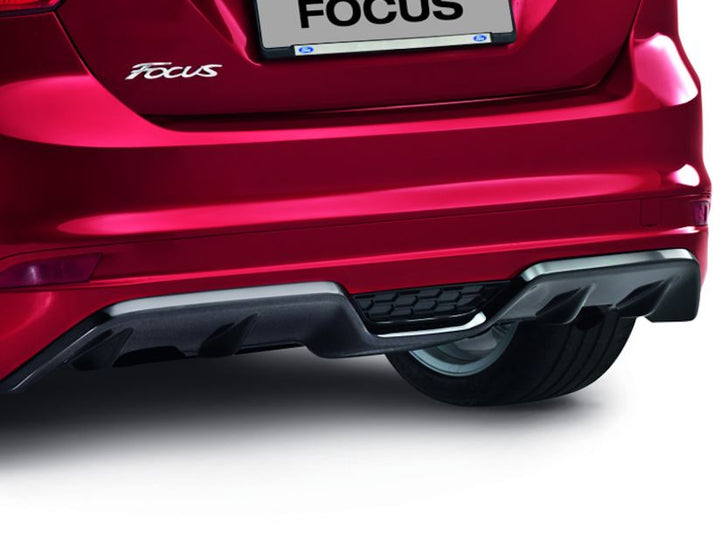 Originale Ford Focus Jupe de bouclier arrière avec prise d'air noir brillant