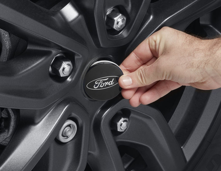Originale Ford Enjoliveur de moyeu Noir brillant,avec logo Ford