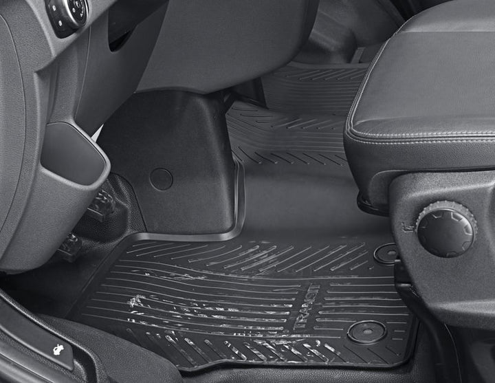 Ford Tapis de sol Caoutchouc avant noirs avec logo Transit origine constructeur