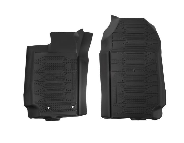 Ford Tapis de sol noir caoutchouc à rebords avant et arrière pour Ford  Ranger