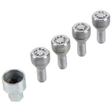 Originale Ford Ka 09/2008-05/2016 Kit d’écrous antivol pour jantes alliage