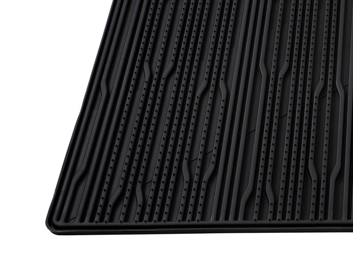 Tapis de sol en caoutchouc arrière noir pour Ford Tourneo Custom